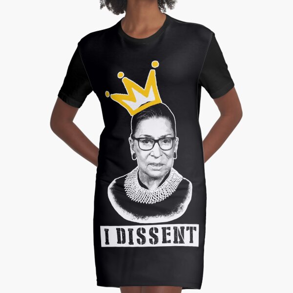 The Notorious RGB tshirt Ruth Bader Ginsburg t shirt I dissent t shirt Graphic T-Shirt Dress