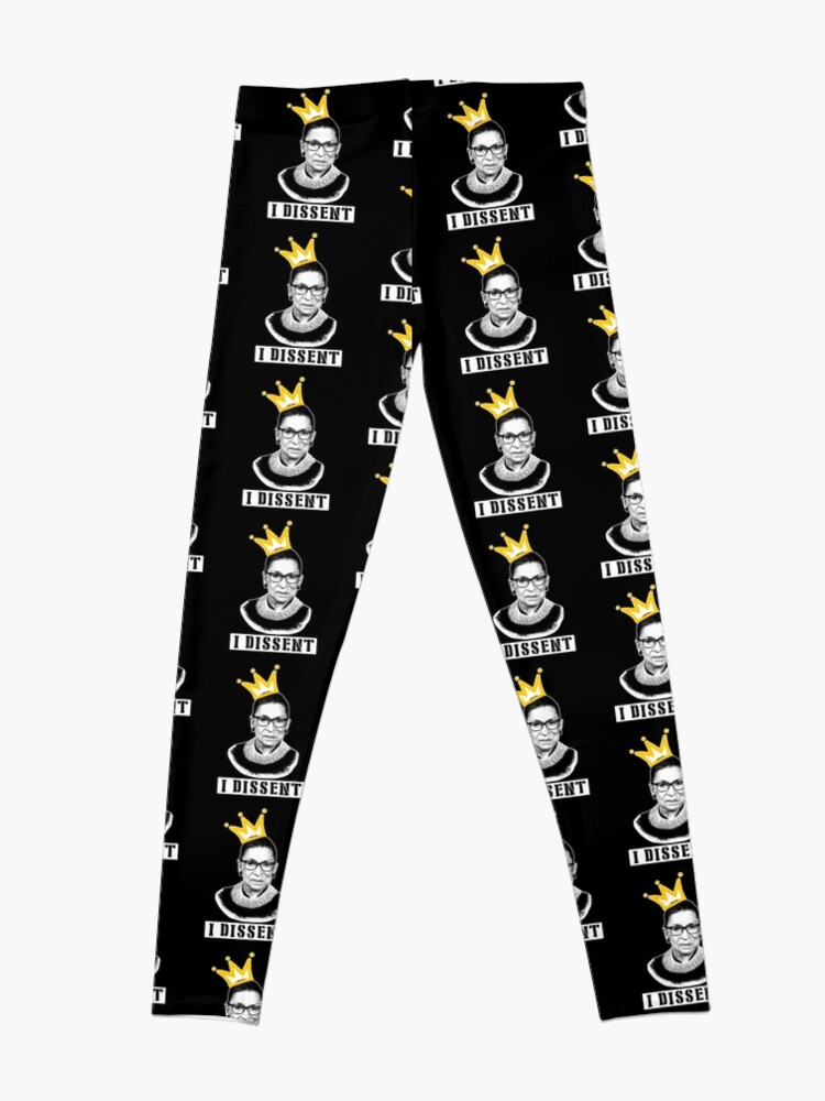 Alternate view of The Notorious RGB tshirt Ruth Bader Ginsburg t shirt I dissent t shirt Leggings