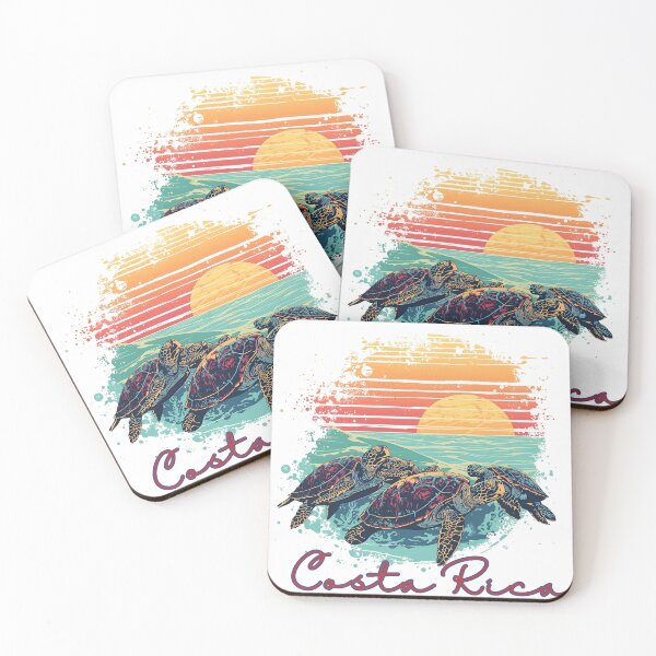 Artikelvorschau, Costa Rica Schildkröten bei Sonnenuntergang entworfen und verkauft von BKDIGITALSHOP.