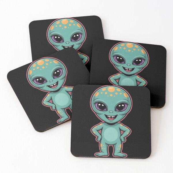 Item preview, Smiling Alien Cartoon Style xfiles x-files designed and sold by BestDetailer.