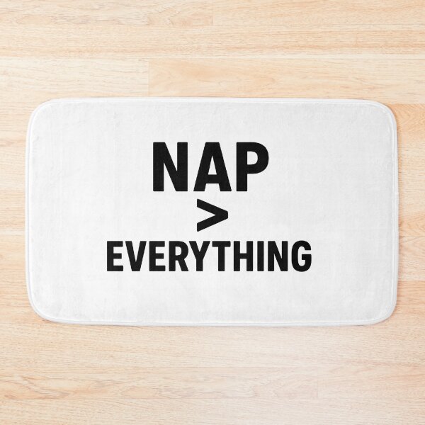 Item preview, Nap > Everything – Funny Sleep Lover Minimalist Sticker designed and sold by KawaiiOrbit.