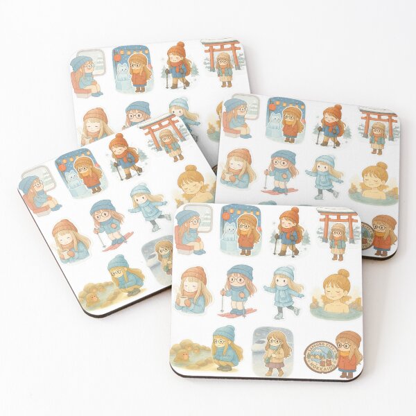 Item preview, Blonde Girl Travels to Japan - Winter designed and sold by YourSweetJourney.