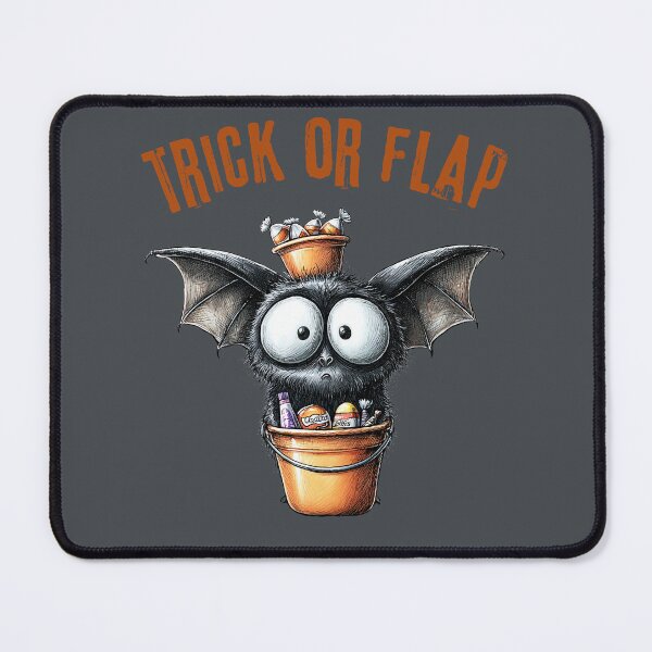 Item preview, Trick or Flap Cute Halloween Bat with Candy Bucket designed and sold by Szpaku desart .