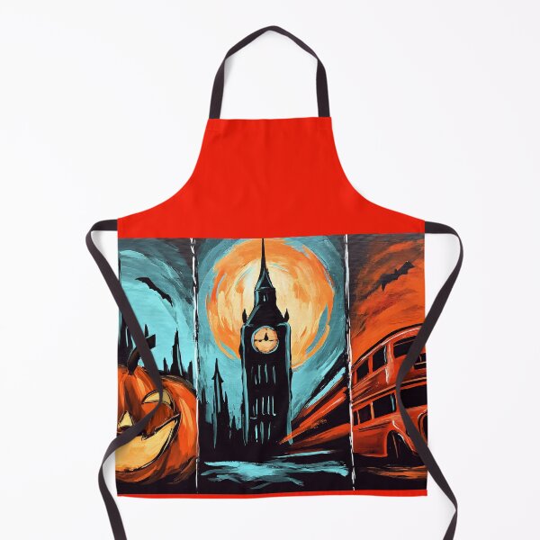 Item preview, Halloween in the Big City- Jack-O-Lanterns, Big Ben, Double-Decker Bus and Moonlit Magic designed and sold by OlfactoART Studio.