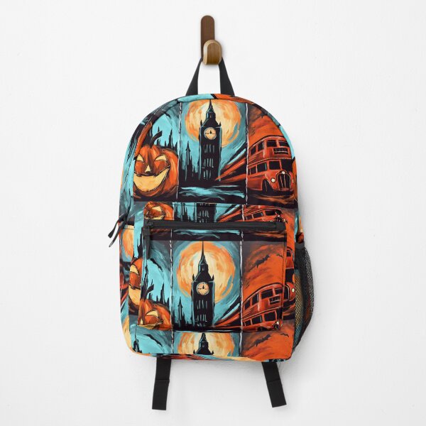 Item preview, Halloween in the Big City- Jack-O-Lanterns, Big Ben, Double-Decker Bus and Moonlit Magic designed and sold by OlfactoART Studio.