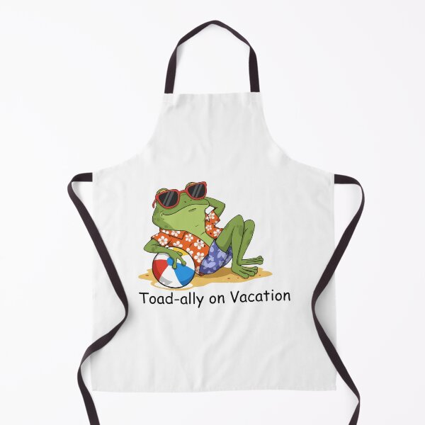 Item preview, Toad-ally on Vacation – Cool Frog at the Beach designed and sold by designsoftinaa.