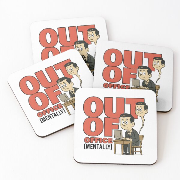 Item preview,  Funny Retro Out of Office Mentally Shirt – Vintage Cartoon Work Humor Tee for Employees and Coworkers designed and sold by DrawHandArt.