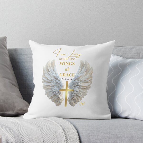 Item preview, I am Living Under the Wings of Grace T-Shirt – Inspirational Christian Tee | Faith-Based Graphic Tee Shirt  designed and sold by LILURA07 - Designs By Lily .
