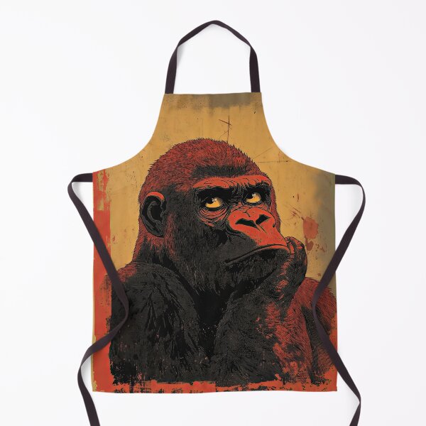 Item preview, Bored Gorilla - Pop Art Illustration designed and sold by noolook.