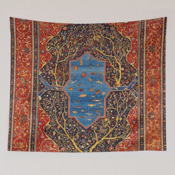 Item preview, Sarouk Fereghan Persian Carpet Print designed and sold by Vicky Brago-Mitchell®.