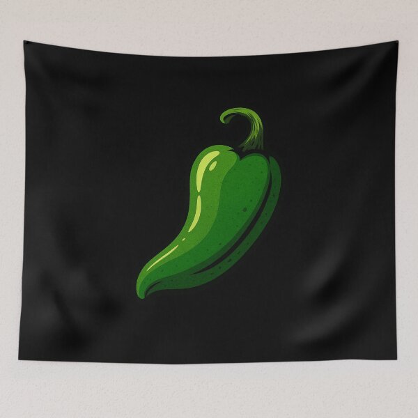 Item preview, Green Chili Pepper – Bold Minimalist Sticker | Spicy Vegetable Art for Food Lovers designed and sold by teevoxx.