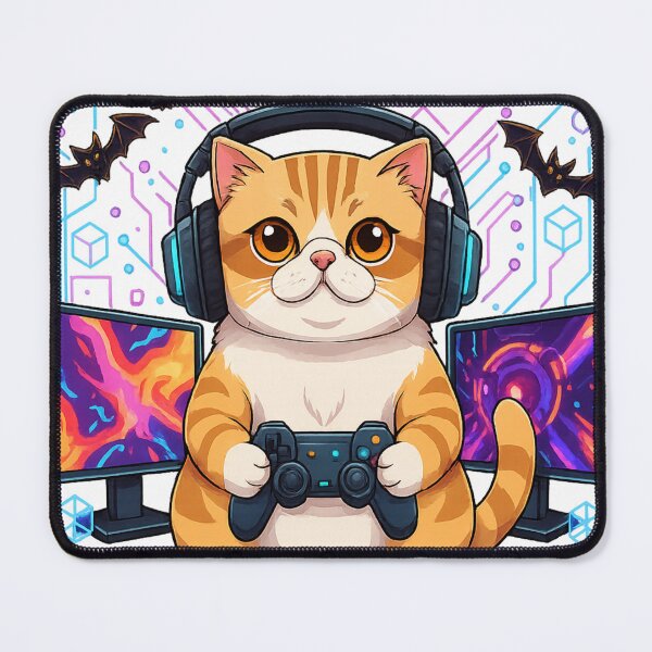 Item preview, Cat Gamer designed and sold by Red White & WG.