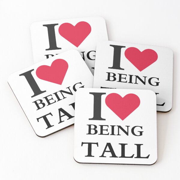 Item preview, I Heart Being Tall designed and sold by Embrace Tall.