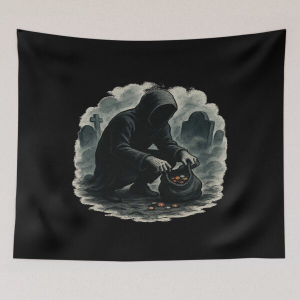 Item preview, Figure Collecting Candy in Graveyard designed and sold by YourFavBuddy.