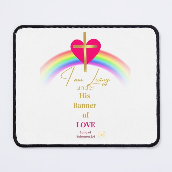 Item preview, I Am Living Under the Banner of God's Love T-Shirt – Christian Women’s Graphic Tee | Faith-Based Apparel | Inspirational Scripture Shirt designed and sold by LILURA07 - Designs By Lily .