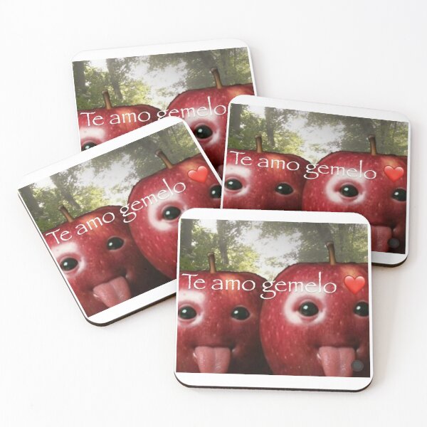 Item preview, Apple meme twin spanish designed and sold by SnoozyStore.