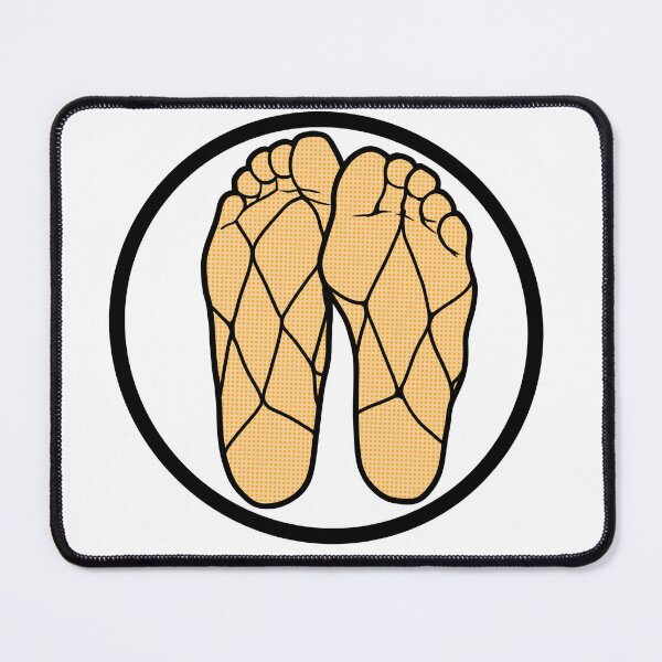 Item preview, Fishnet Soles Badge designed and sold by SolefulStickers.