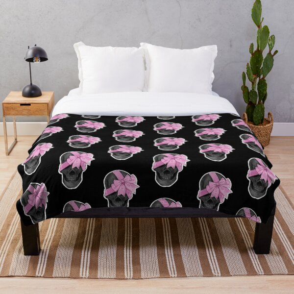 Item preview, Calavera atada con una cinta rosa designed and sold by MetalTea.