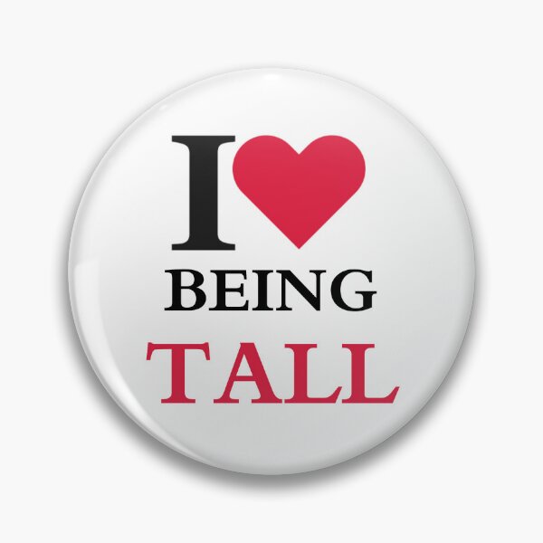 Item preview, I Heart Being Tall - Red designed and sold by Embrace Tall.
