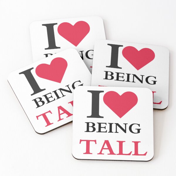 Item preview, I Heart Being Tall - Red designed and sold by Embrace Tall.