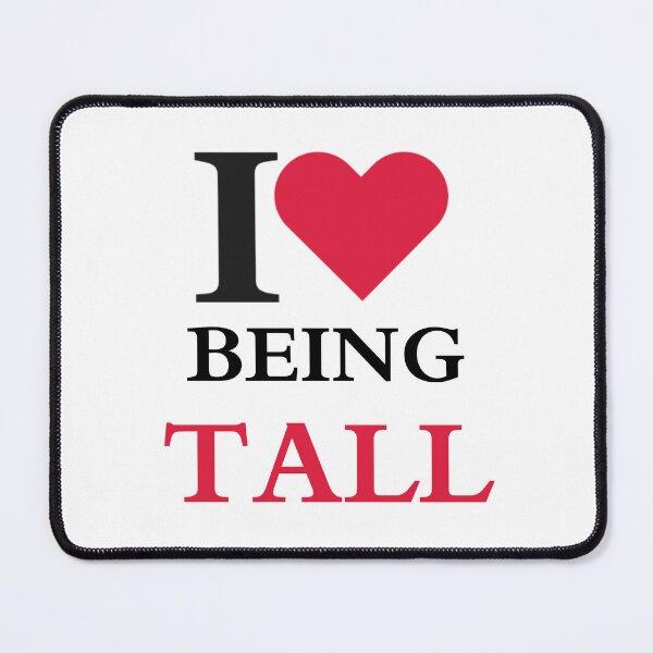 Item preview, I Heart Being Tall - Red designed and sold by Embrace Tall.