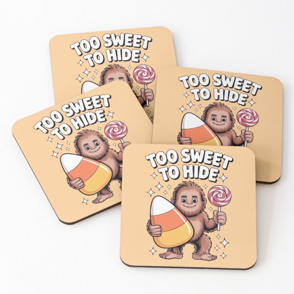 Item preview, Too Sweet to Hide Bigfoot | Cute Halloween Candy Sasquatch Design designed and sold by Zeltagold8.