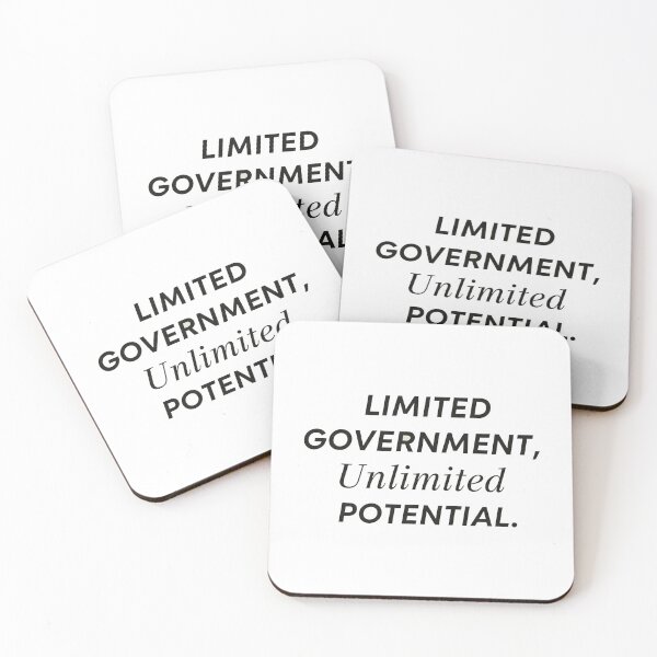 Item preview, Limited Government, Unlimited Potential designed and sold by Apex Designs.