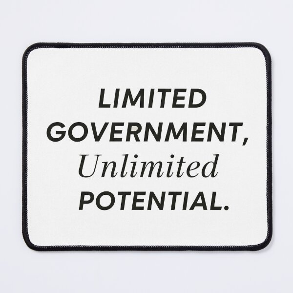 Item preview, Limited Government, Unlimited Potential designed and sold by Apex Designs.