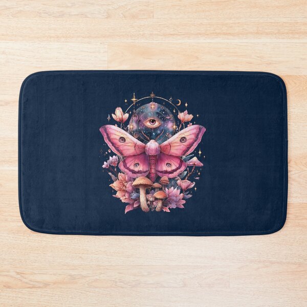 Item preview, Celestial and mystical pink moth designed and sold by FatBirdie.