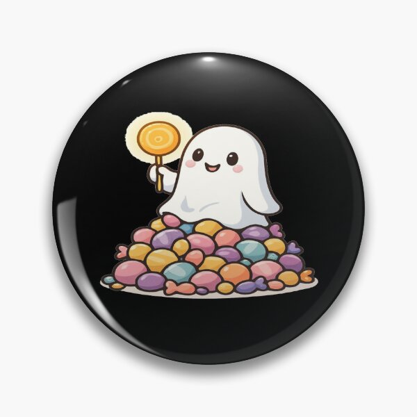 Item preview, Tiny Ghost Sitting on Candy Mountain designed and sold by YourFavBuddy.