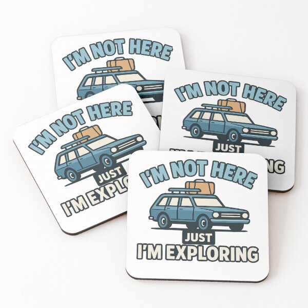 Item preview, I'm Not Here Just I'm Exploring  designed and sold by DailyDrivesct.