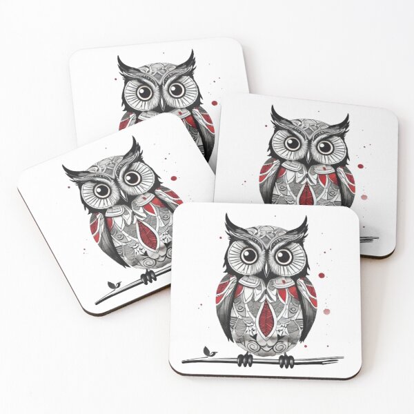 Item preview, Elegant Owl with Gemstone Eyes designed and sold by vallenrus.