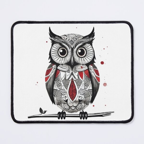Item preview, Elegant Owl with Gemstone Eyes designed and sold by vallenrus.