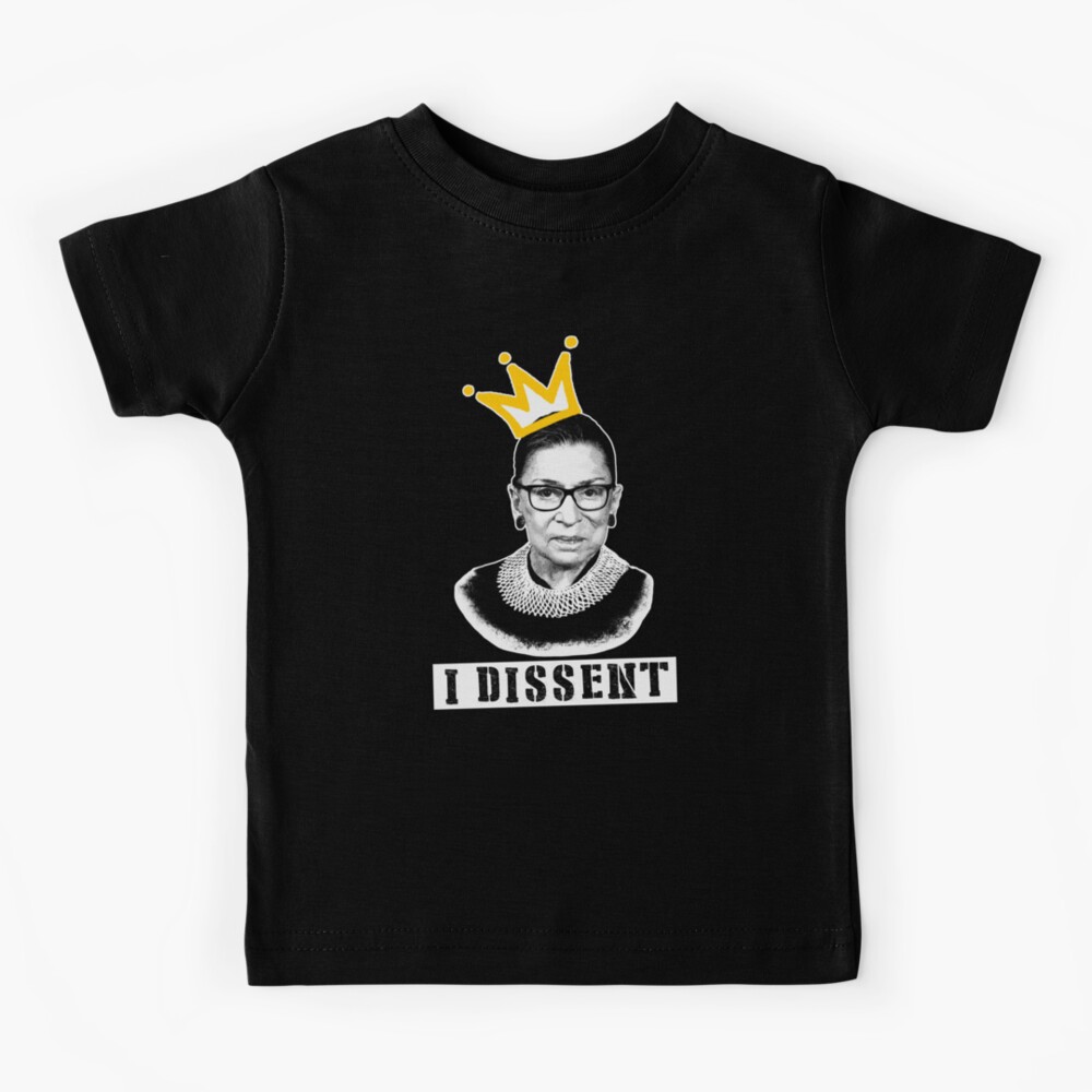 The Notorious RGB tshirt Ruth Bader Ginsburg t shirt I dissent t shirt Kids T-Shirt