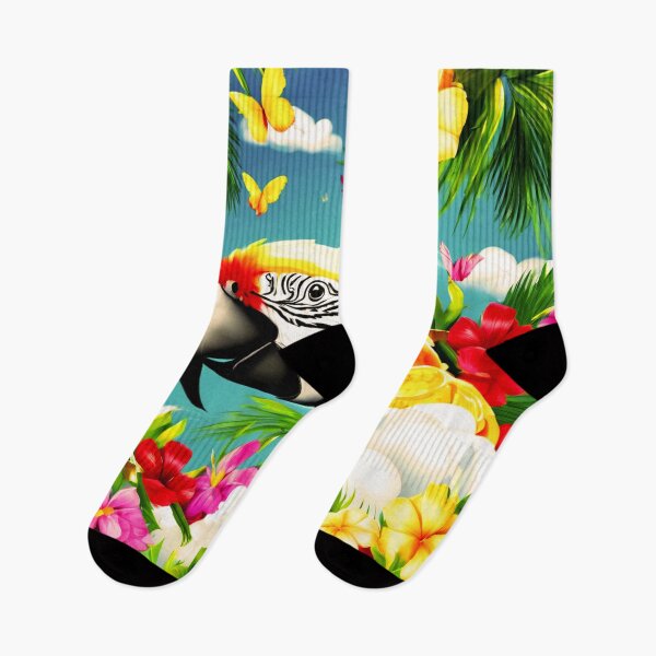 Item preview, Colorful Parrot in the Clouds designed and sold by Zofia Sosnecka.