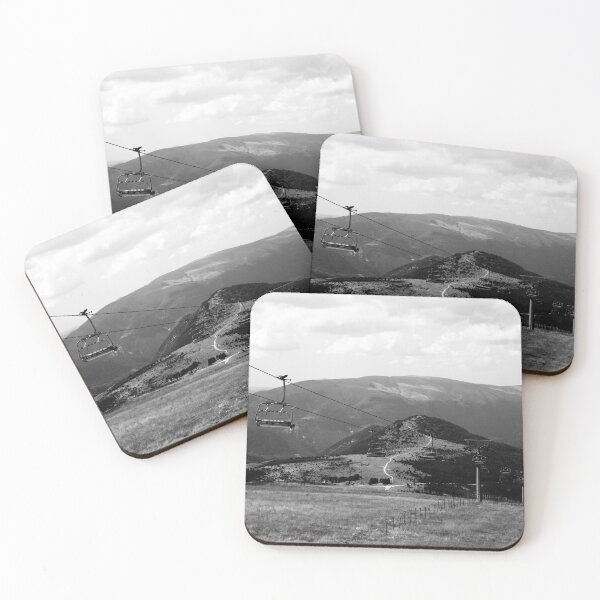 Item preview, Scene from Frontignano di Ussita with chairlift, paths, ridges designed and sold by Kristina Drozd.