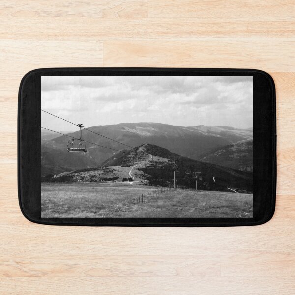 Item preview, Scene from Frontignano di Ussita with chairlift, paths, ridges designed and sold by Kristina Drozd.