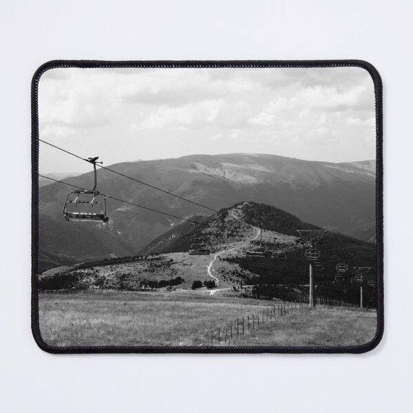 Item preview, Scene from Frontignano di Ussita with chairlift, paths, ridges designed and sold by Kristina Drozd.