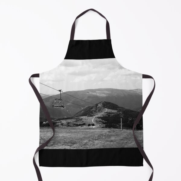 Item preview, Scene from Frontignano di Ussita with chairlift, paths, ridges designed and sold by Kristina Drozd.
