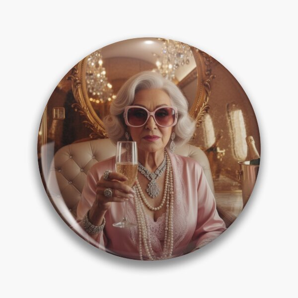 Item preview, Glamorous grandmother on a golden private jet designed and sold by CALYON.