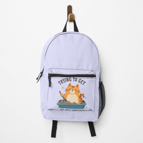 Item preview, Trying to Get My Shit Together – Funny Cat Design designed and sold by PriyaMagic.