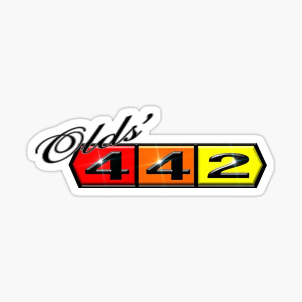 Olds' 442 Black Sticker