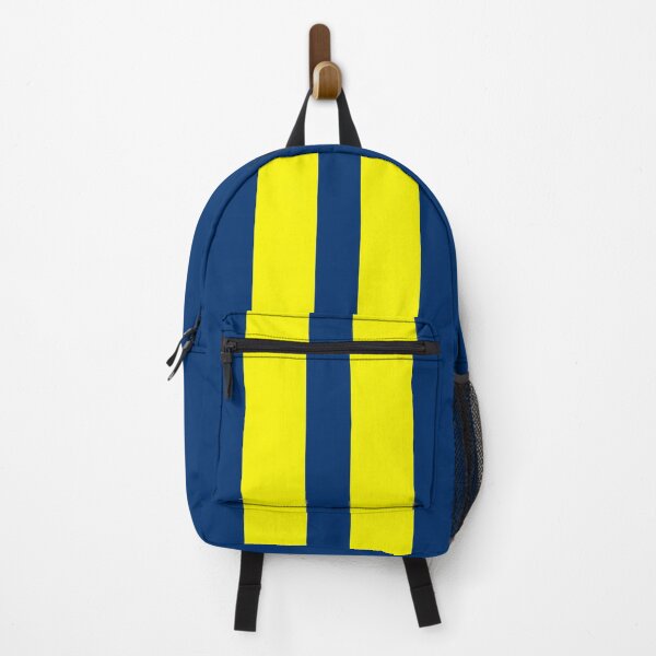 Item preview, Dual Racing Stripes - Large Gap (Yellow - Guardsmans Blue Background) designed and sold by Racing Stripes Only.