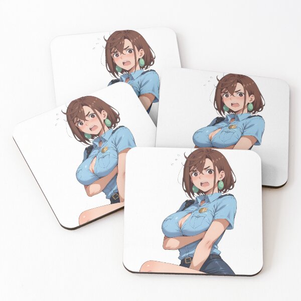 Artikelvorschau, Momo Ayase Dandadan Anime Girl Waifu Selbstbewusster Polizist entworfen und verkauft von Drissorartisa.