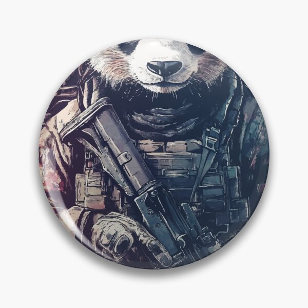 Item preview, Tactical Panda Warrior Art - Military Combat Panda Design designed and sold by noolook.
