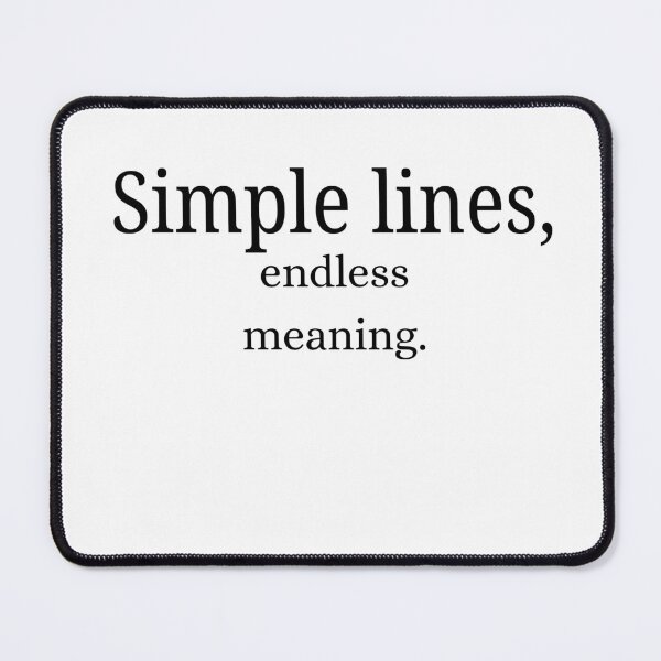 Item preview, Simple Lines, Endless Meaning – Minimalist Inspirational Design designed and sold by Omarmadani.
