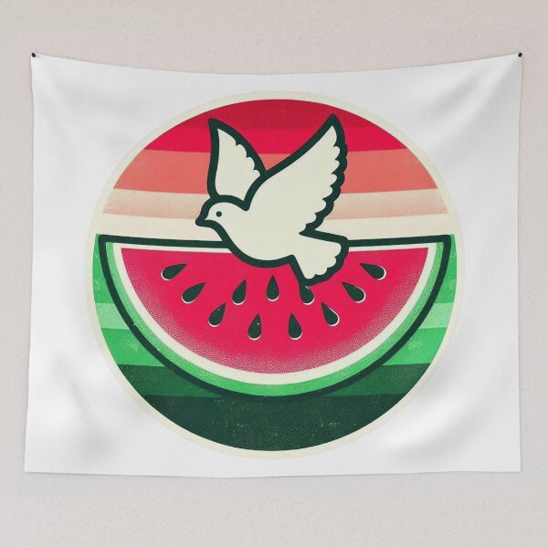 Item preview, free palestine dove designed and sold by piscininha.