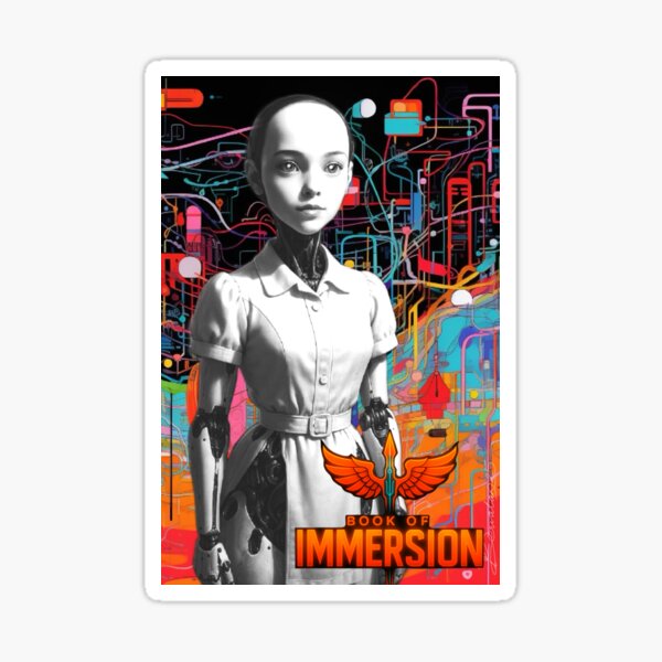 Ableteen Robot Servant Book of Immersion Strata 1 Sticker