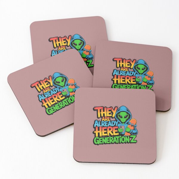 Item preview, "They Are Already Here – Generation Z Alien Art""" designed and sold by HolisticFurArt.