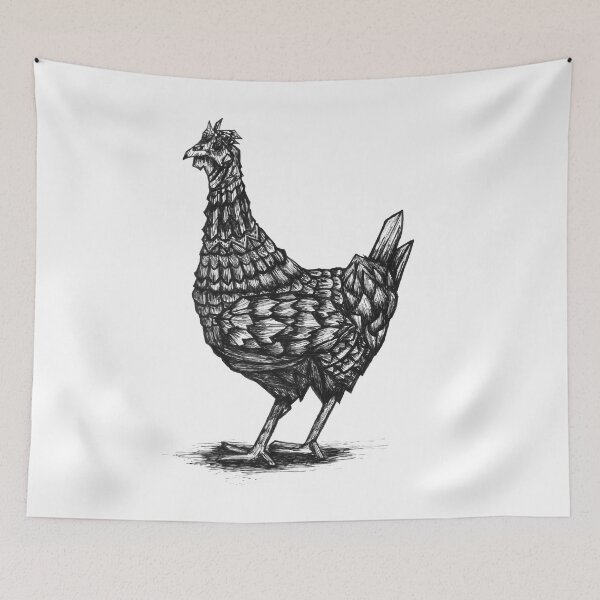 Item preview, chicken poly designed and sold by angeldecuir.
